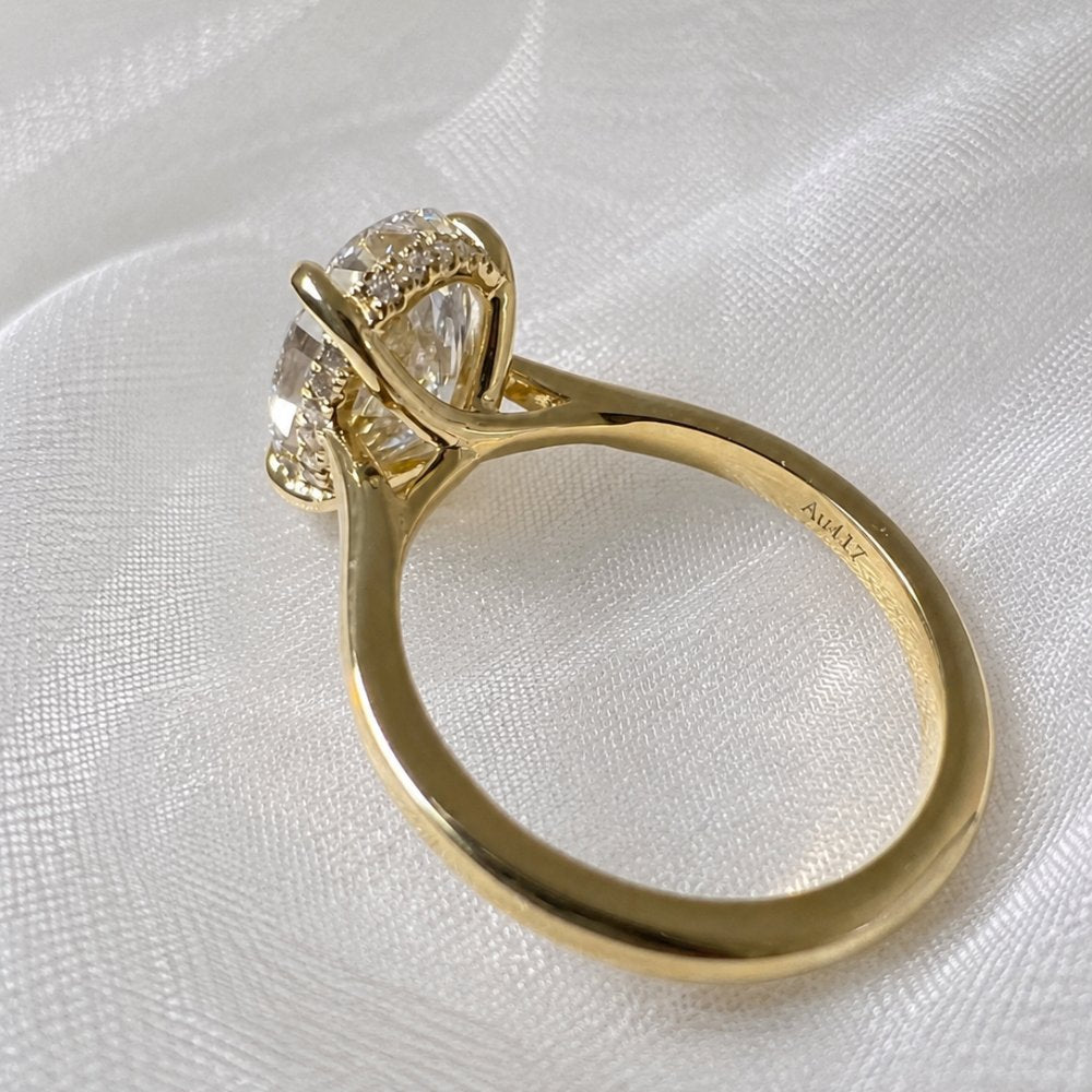 Ivy 4ct Oval Trellis Ring