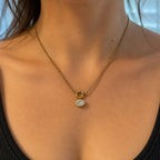Signature Georgian 4.5ct Oval East West Pendant image 1