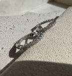 Willow Moissanite Huggie Inside Out Earrings image 2