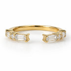 Signature Natalie East West Baguette and Round Cut Band image 0