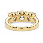 Allie 3CTW Round Cut Trilogy Band - M&F Series image 5