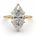 Maeve 3ct Marquise Cut Cathedral Tulip Basket Ring - M&F Series image 0