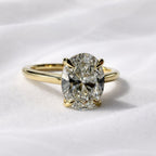 Signature Violet 1-1.5ct Oval Solitaire Ring image 6
