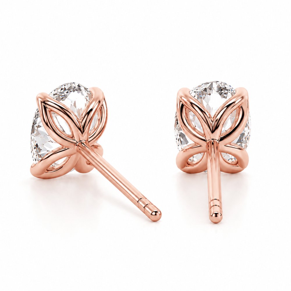 Tara 1CTW Oval Lab Diamond Stud Earrings