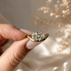 READY TO SHIP - Olive 2.32ct Oval Lab Diamond Contour Ring