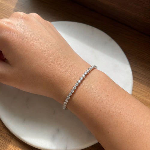Bree 2.8mm Bezel Tennis Bracelet