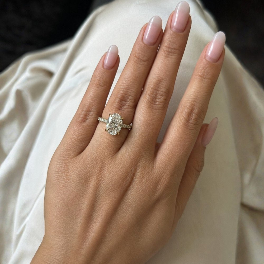 READY TO SHIP - Octavia 2.11ct Oval Lab Diamond Ring