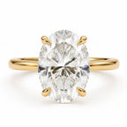 Ophelia Fleur 2-2.5ct Oval Solitaire Ring