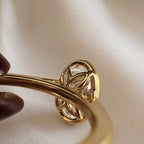Bianca 2.5ct Oval Bezel Ring