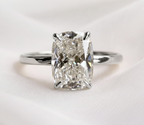 Signature Caroline 2ct Elongated Cushion Cut Solitaire Ring image 8