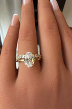 Signature Ophelia Fleur Oval Cut 2-2.5ct Solitaire Ring image 6