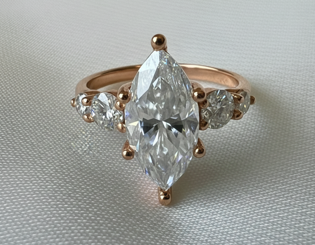Signature Megan 3ct Marquise Cut Ring image 4