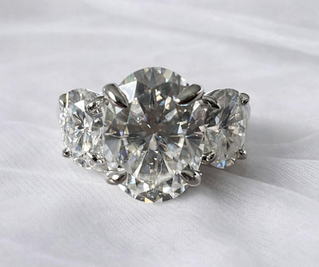 Signature Georgina 6CTW Oval Trilogy Ring image 7
