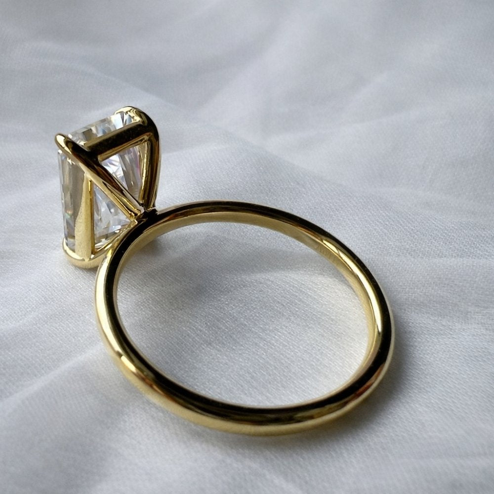 Signature Rory Radiant Cut 4ct Solitaire Ring image 6