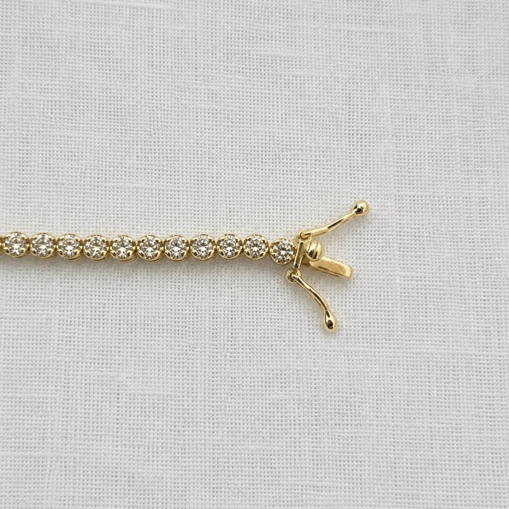 Gemma 1.4CTW Lab Diamond 2.2mm Tennis Bracelet image 3