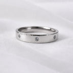Signature Lyla 3mm Hammer Set Flat Ring image 5