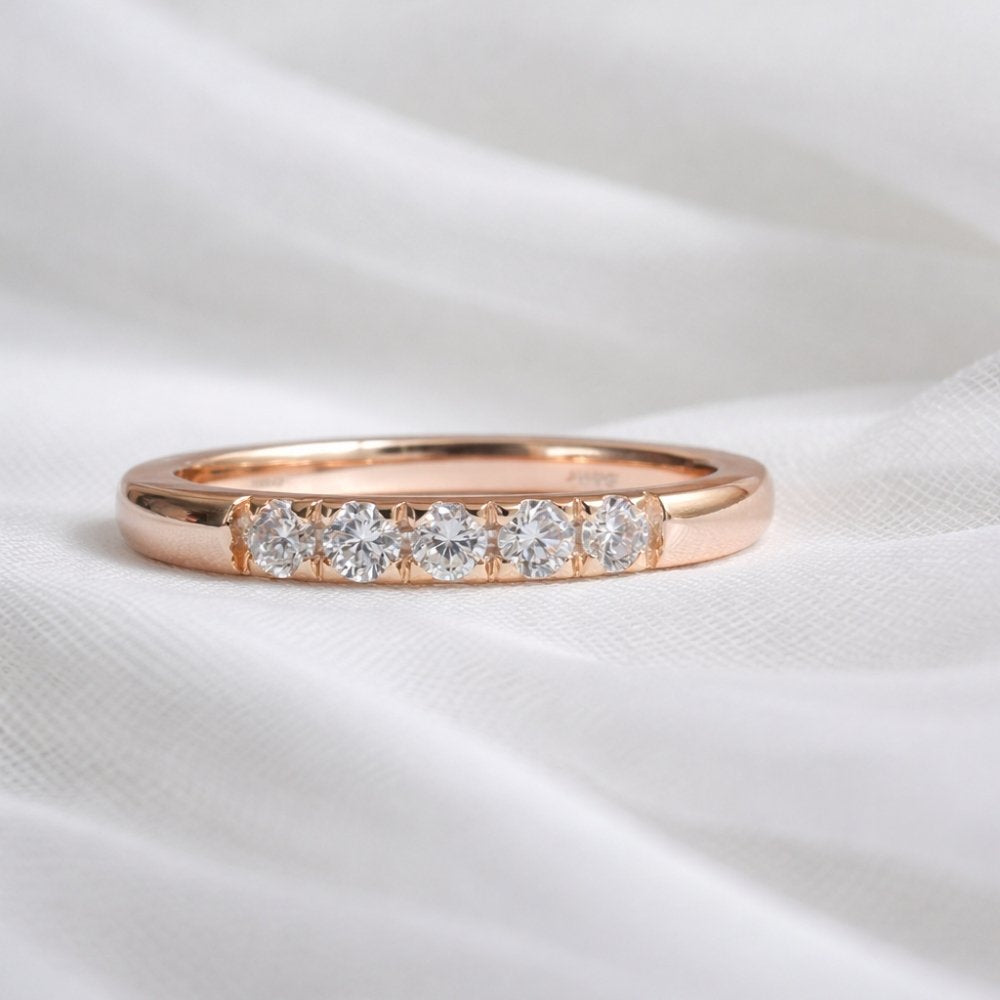 Signature Everline 0.15CTW Lab Grown Diamond Band image 5