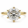 Renee 2ct Round Tulip Setting Ring - M & F Series image 0