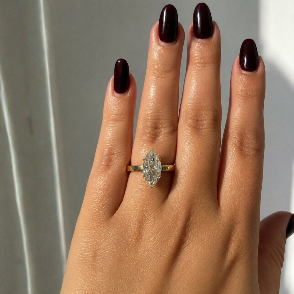 READY TO SHIP - Missy 2.5ct Marquise Lab Diamond Ring