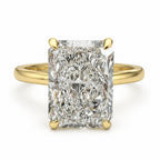 Riley 4ct Radiant Cathedral Ring