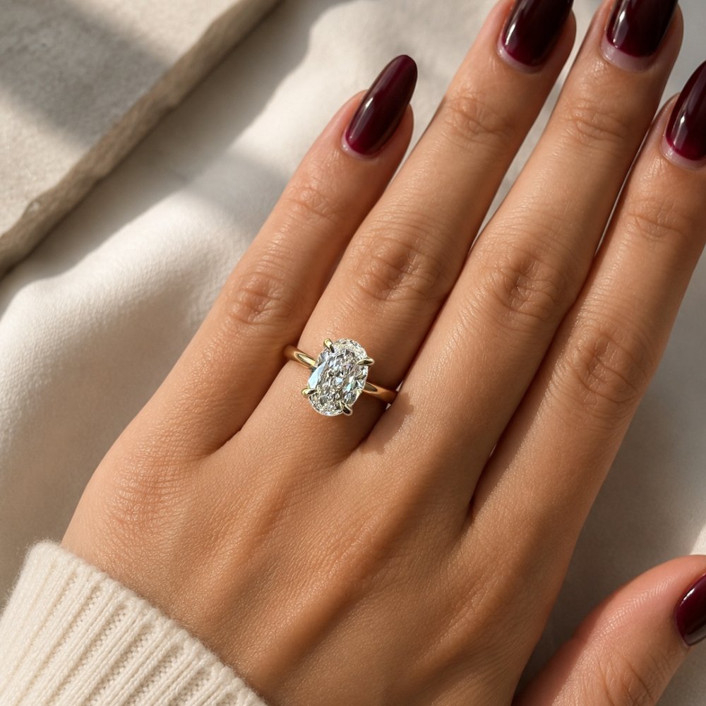 READY TO SHIP - Ivy Fleur 2.06ct Oval Lab Diamond Ring