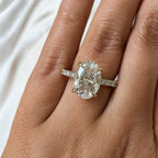 READY TO SHIP - Octavia 2.11ct Oval Lab Diamond Ring