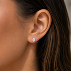 Tara 1CTW Oval Lab Diamond Stud Earrings