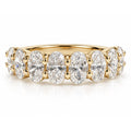 Chloe 2.4CTW Oval Half Eternity Band