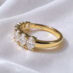 Signature Orianna Oval Half Eternity Band image 3