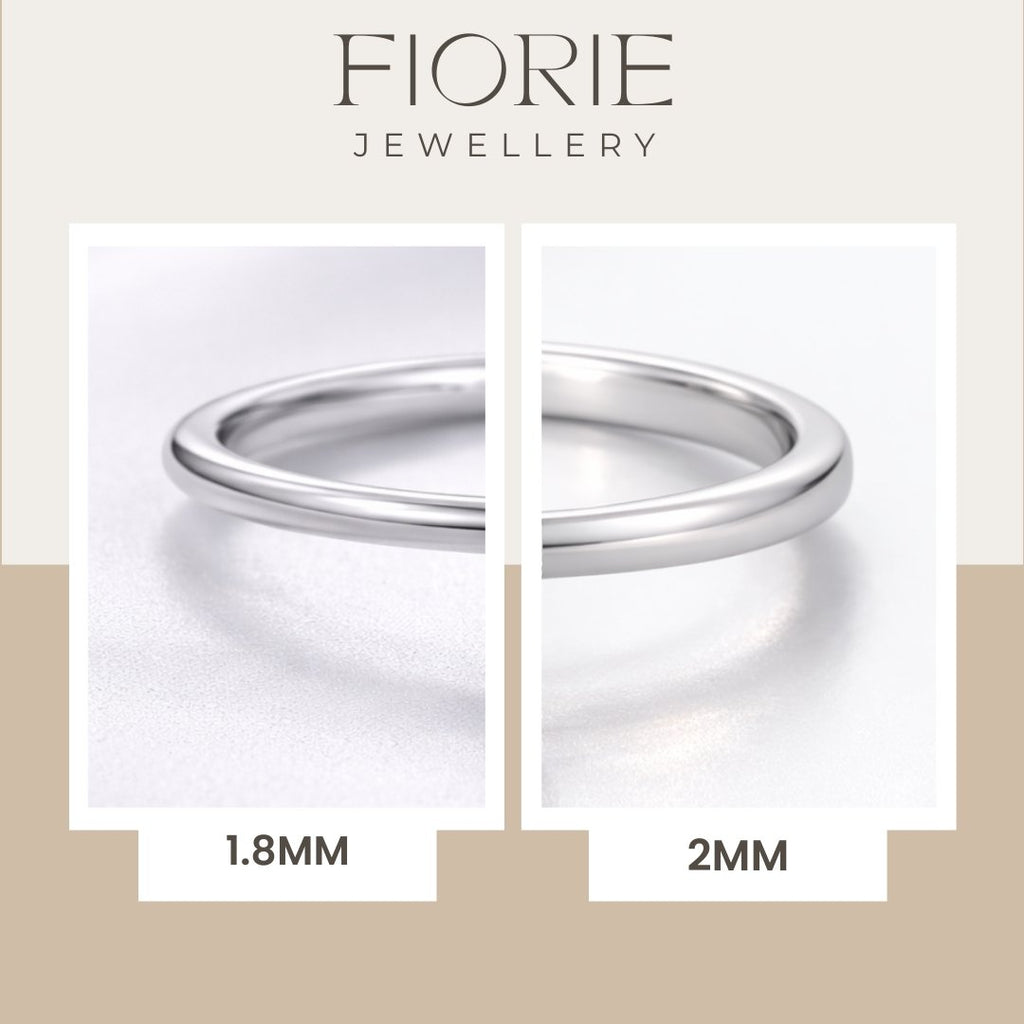 0.2mm Wide Solitaire Band Upgrade image 0