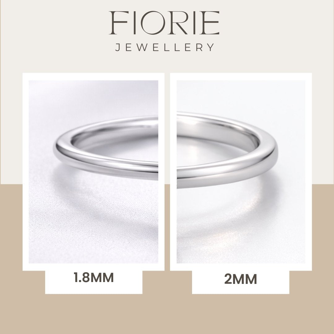 0.2mm Wide Solitaire Band Upgrade image 0