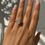 Ivy 4ct Oval Trellis Ring
