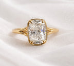 Signature Taylor 2.5ct Vintage-Inspired Elongated Cushion Solitaire Ring image 4