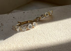 Elkie 1.0cttw Moissanite Huggie Earrings image 2