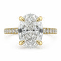 Octavia 2-2.5ct Oval Pave Ring