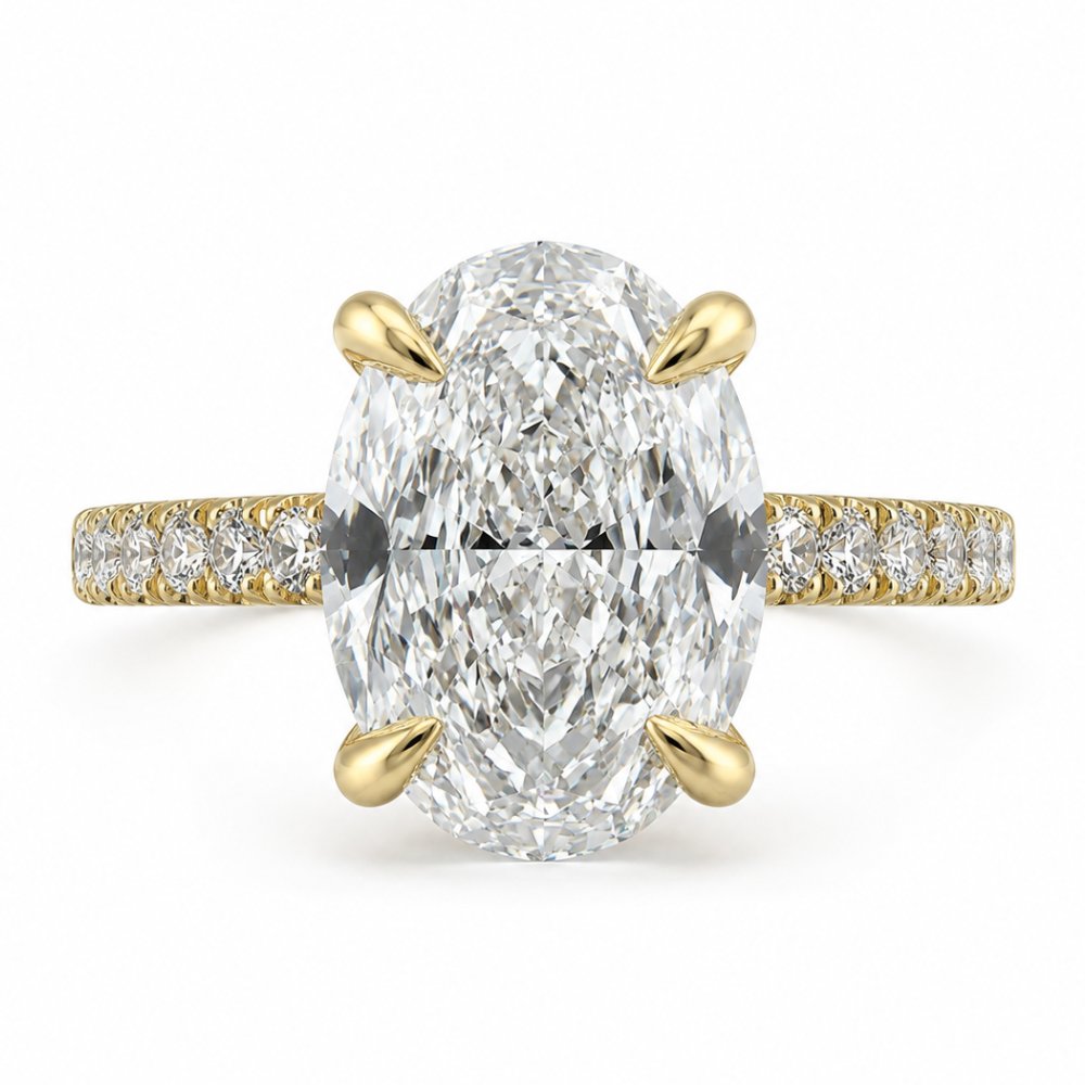 READY TO SHIP - Octavia 2.11ct Oval Lab Diamond Ring