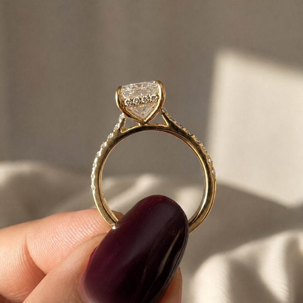 Rosalie 4-4.5ct Radiant Pave Ring
