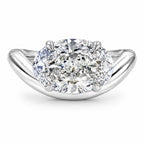 Olive 2-2.5ct Oval Contour Ring