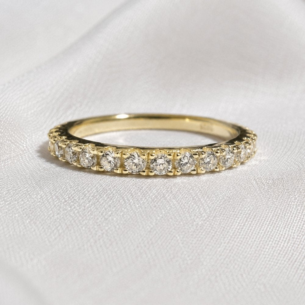 Signature V Prong 0.6ctw Pave Band image 2