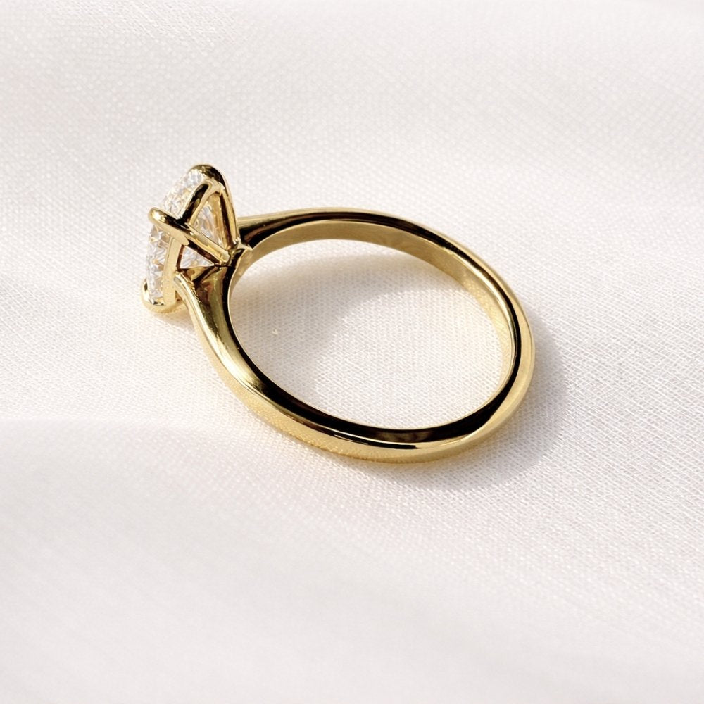 Signature Violet 1-1.5ct Oval Solitaire Ring image 8