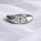 Nathan 1ct Marquise Cut Unisex Ring - M and F Series image 6