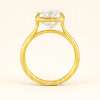 Signature Taylor 2.5ct Vintage-Inspired Elongated Cushion Solitaire Ring image 7