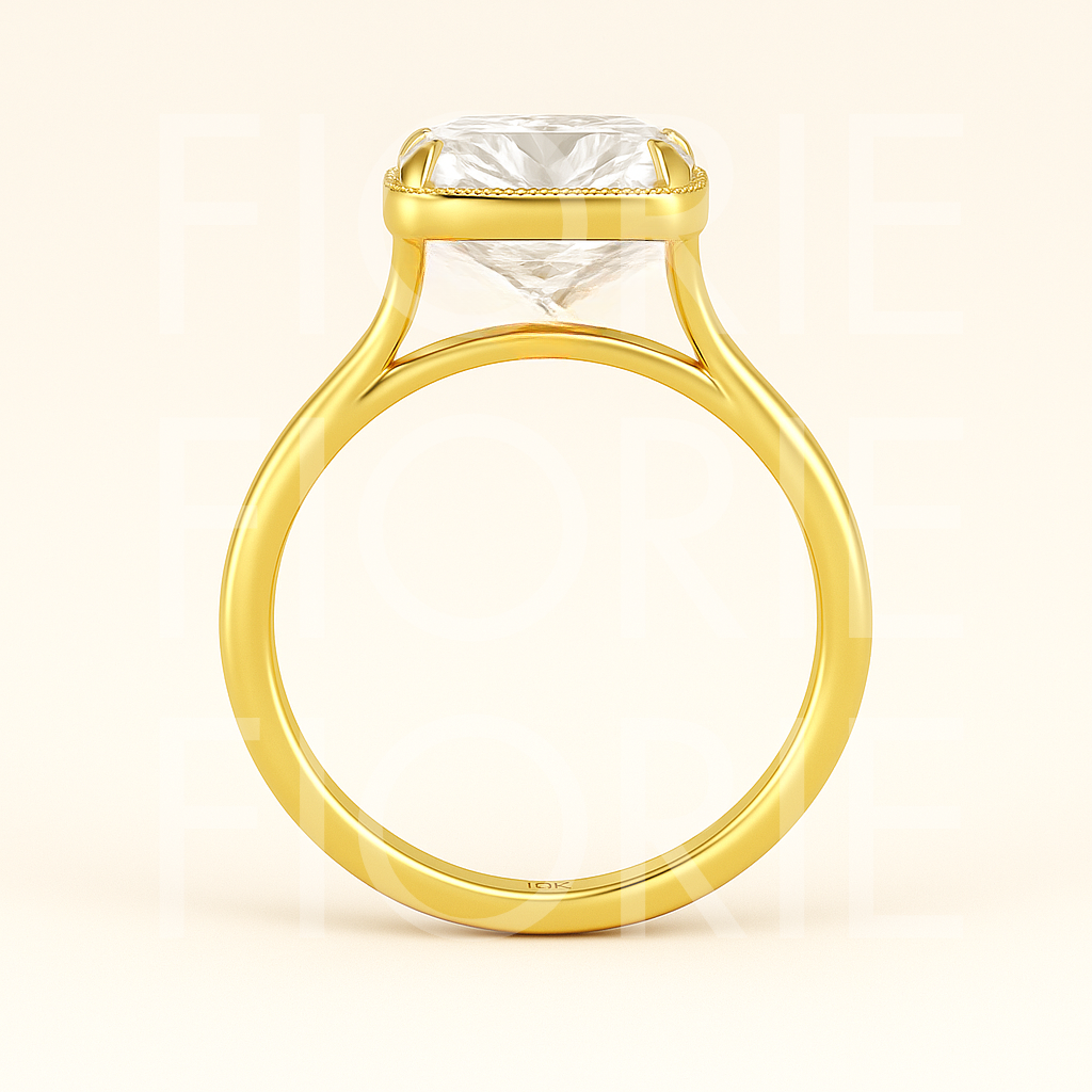 Signature Taylor 2.5ct Vintage-Inspired Elongated Cushion Solitaire Ring image 7