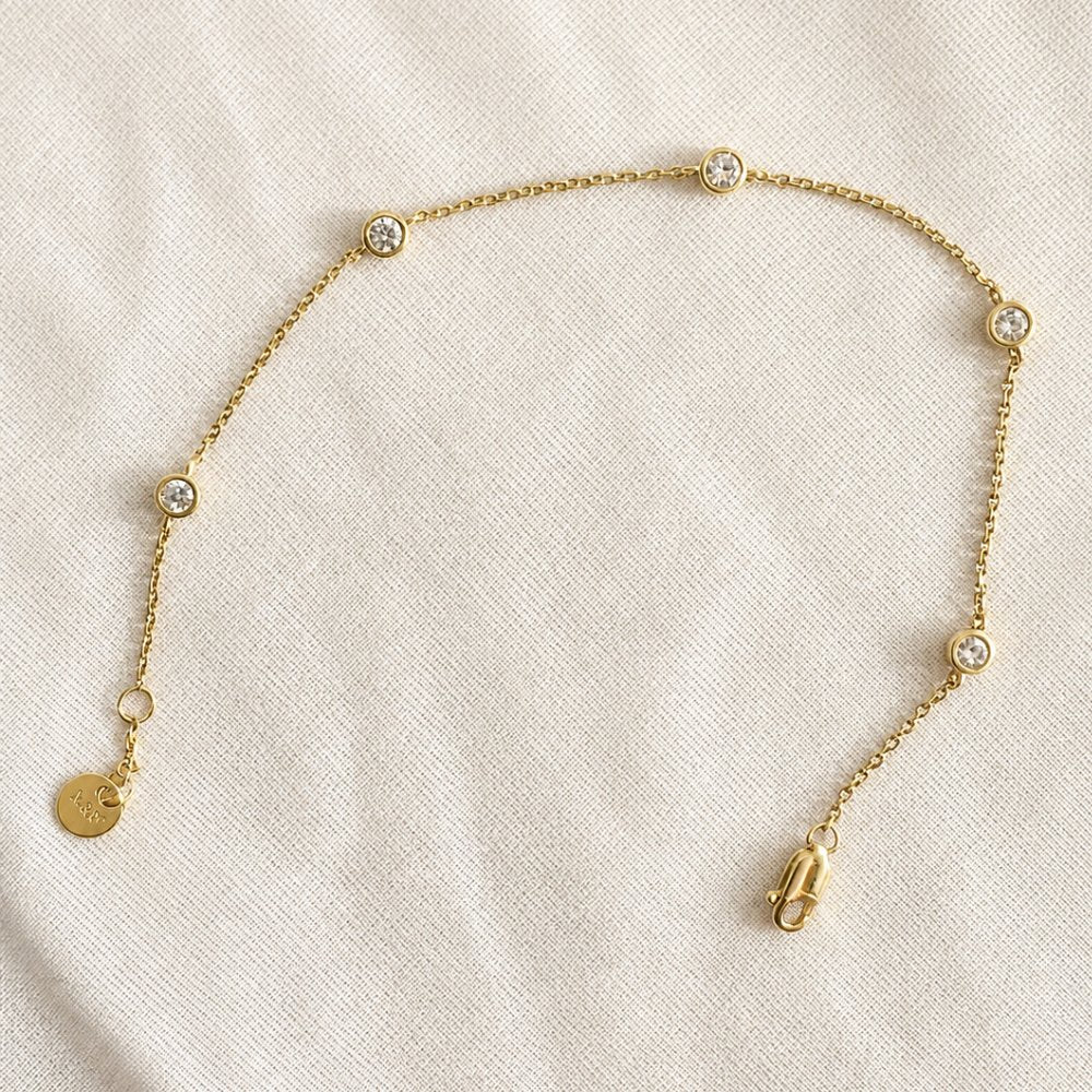 Maeve 0.5CTW Lab Diamond Dainty Bracelet image 2