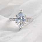 Signature Selena 3.5ct Marquise Cut with Pave Ring image 4