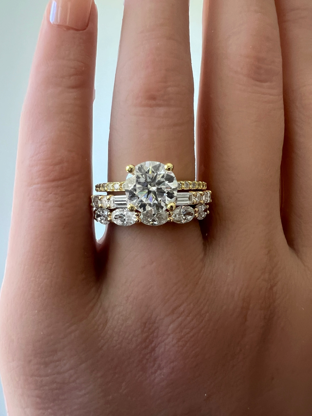 Signature Natalie East West Baguette and Round Cut Band image 11