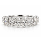 Chloe 2.4CTW Oval Half Eternity Band