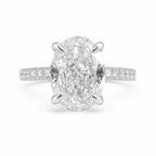 Octavia 2-2.5ct Oval Pave Ring