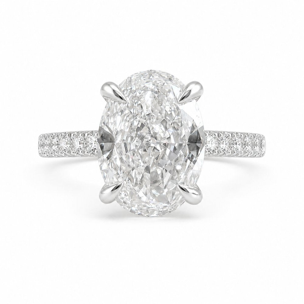 Octavia 2-2.5ct Oval Pave Ring