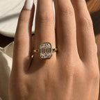 Blair 3ct Emerald Euroshank Ring